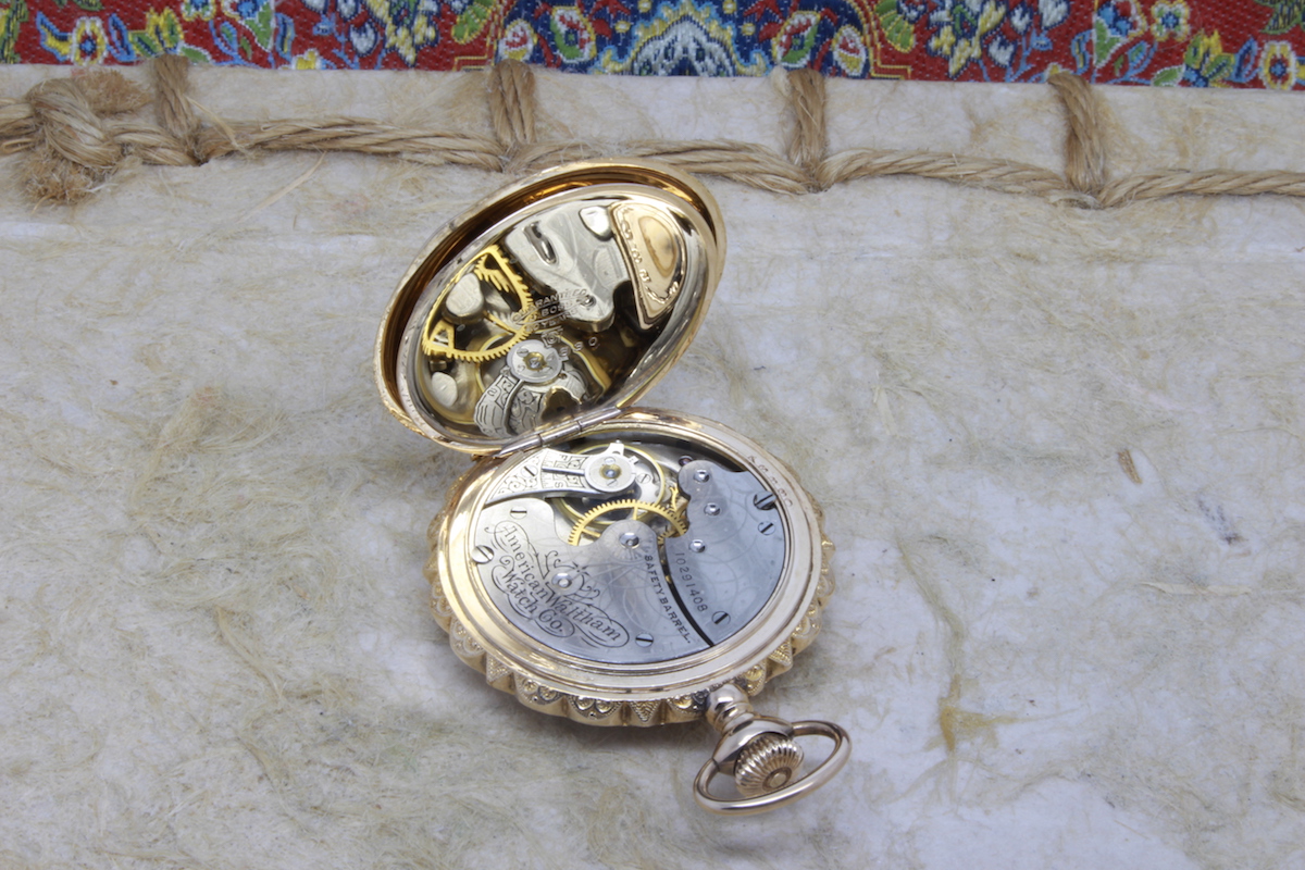 Serviced 1901 Waltham 0 Size Gold-Filled Pocket Watch