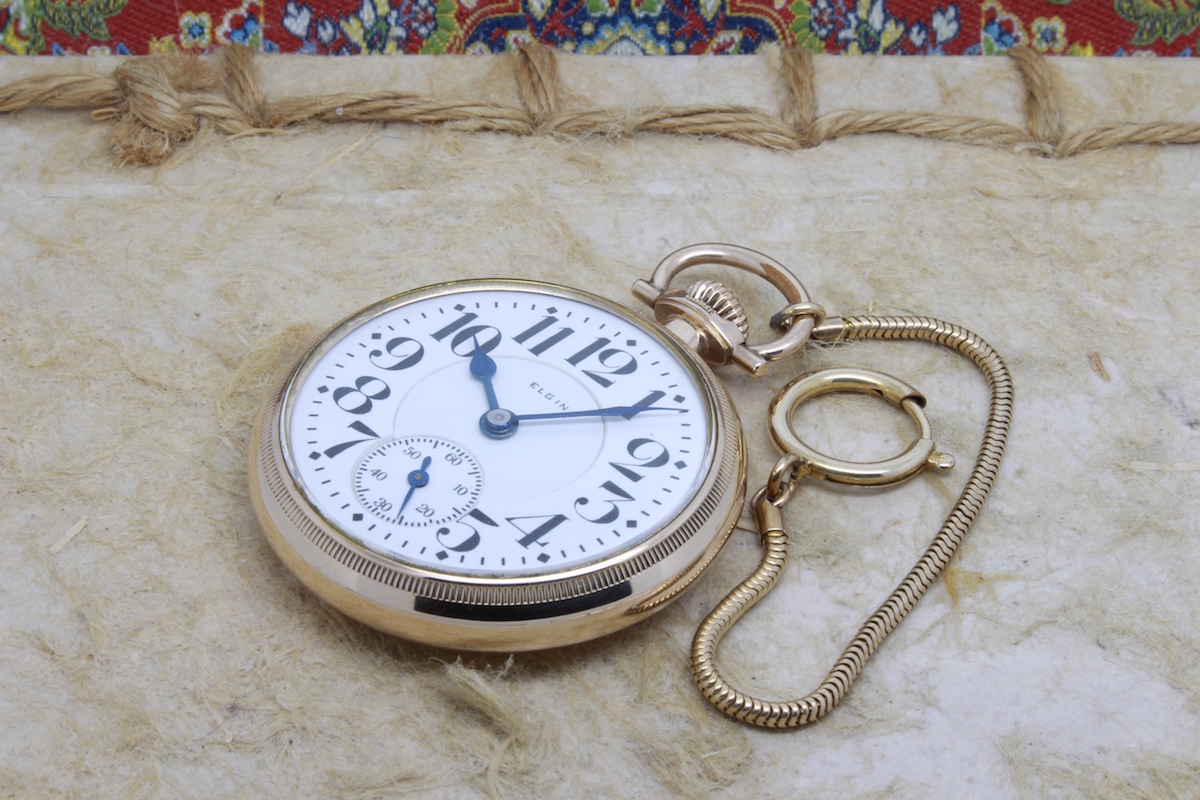 1922 Railroad Elgin VERITAS 23 Jewels Gold-Filled Pocket Watch